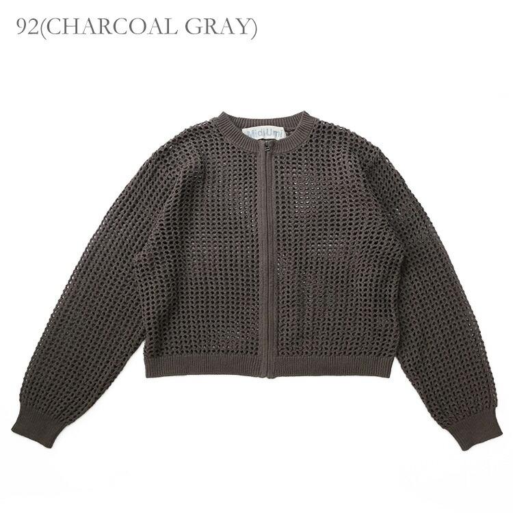 MidiUmi（ミディウミ） (30%OFF SALE) MidiUmi 3-729932 mesh knit zip