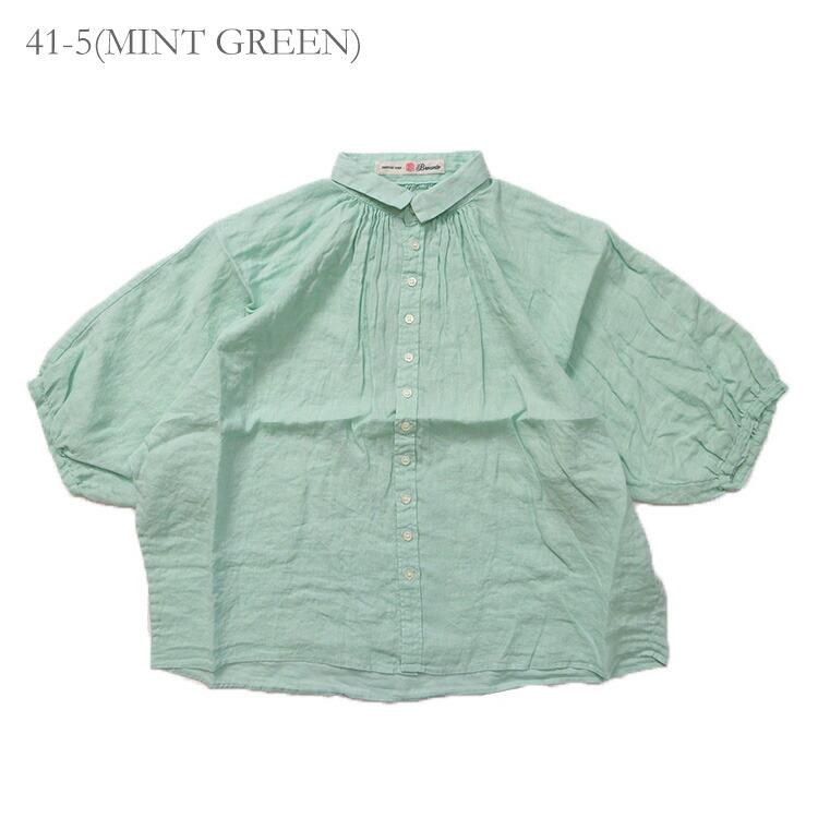 Brocante ブロカント 36-340L リネン キャンバス グラン シャツ 