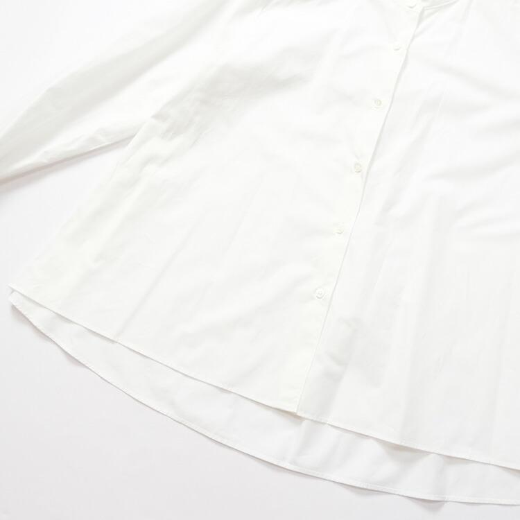 ミディウミ MidiUmi 3-739996 Aライン バンドカラー シャツ ブラウス A line band collar shirt 2026SS 春夏 爆買 母の日の画像