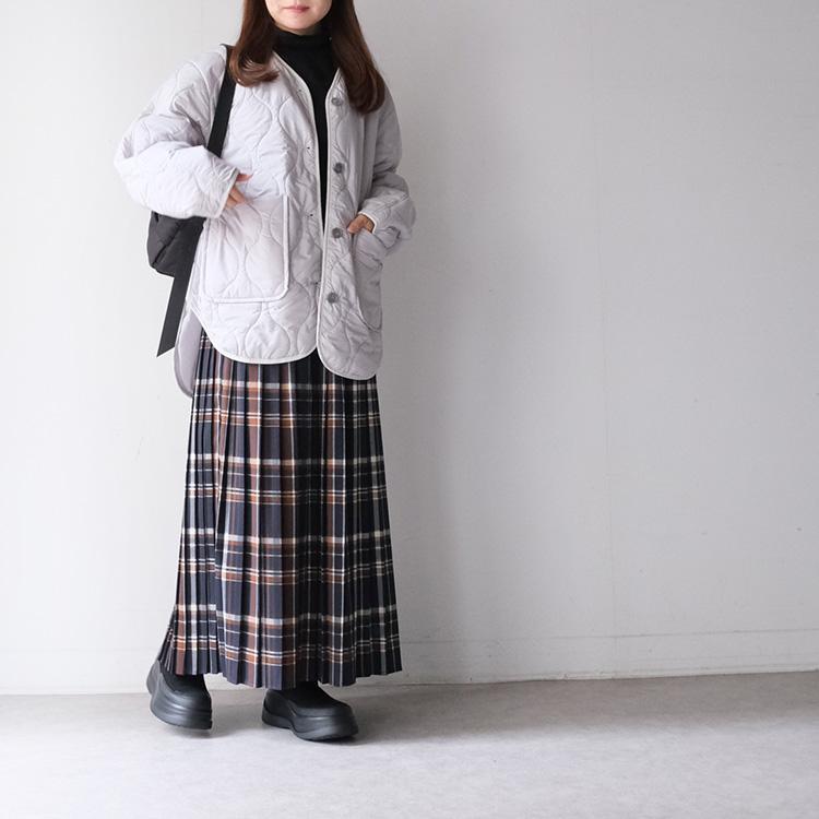 北欧暮らしの道具店 sosotto / ソソット / チェック柄プリーツスカート sosotto / ソソット / チェック柄プリーツスカート / 千鳥柄