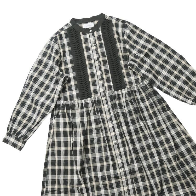 sosotto（ソソット） (30%OFF SALE) ダークチェックウェーブピンタック