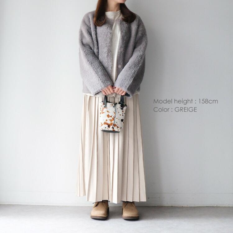 sosotto（ソソット） (30%OFF SALE) フェイクファーニットカーディガン