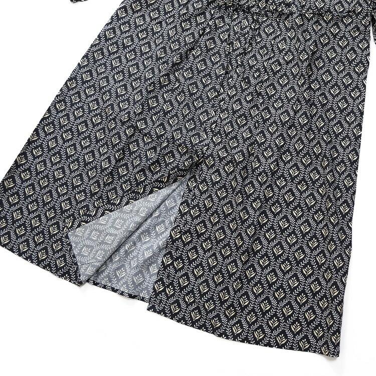 ソソット sosotto ツタ柄細ピンタックウエストドロストワンピース 42572218 (2026SS 春夏) 爆買の画像