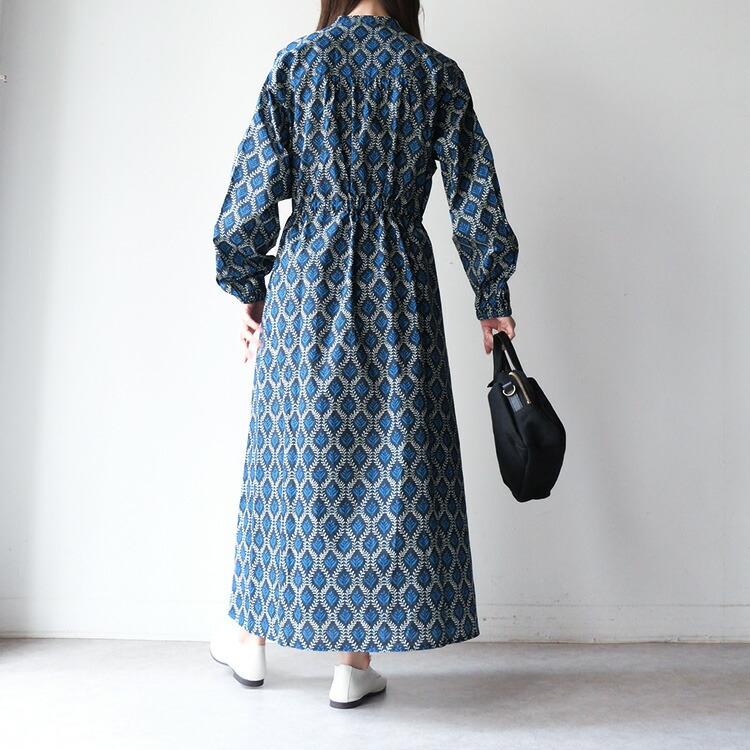 ソソット sosotto ツタ柄細ピンタックウエストドロストワンピース 42572218 (2026SS 春夏) 爆買の画像
