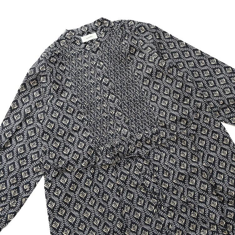 ソソット sosotto ツタ柄細ピンタックウエストドロストワンピース 42572218 (2026SS 春夏) 爆買の画像