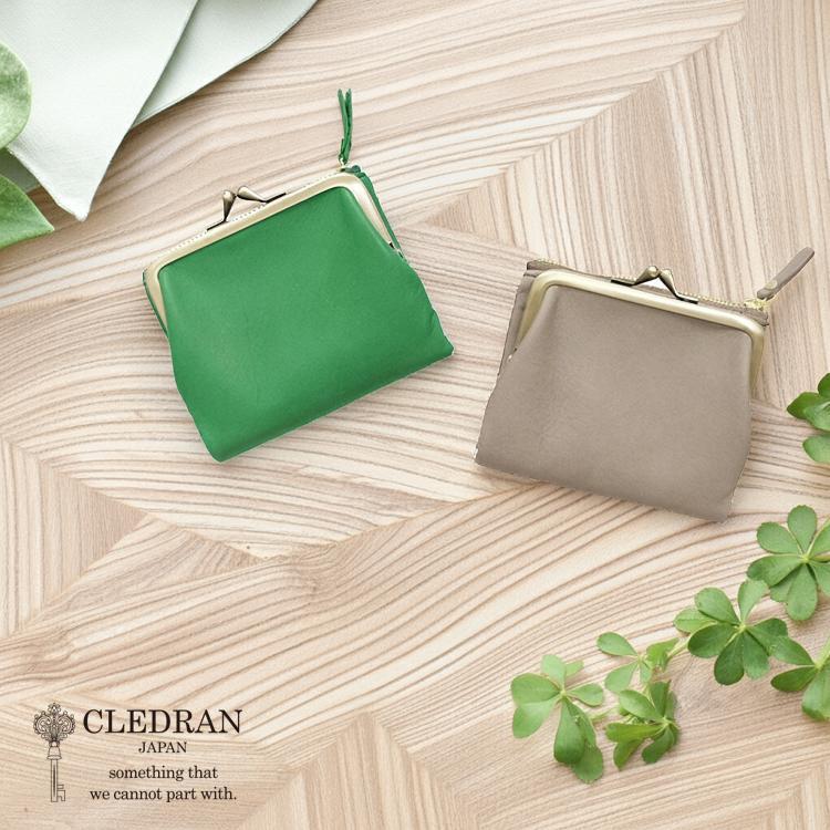 CLEDRAN（クレドラン） VIF DROP PURSE WALLET ヴィフ がま口 二つ折り 