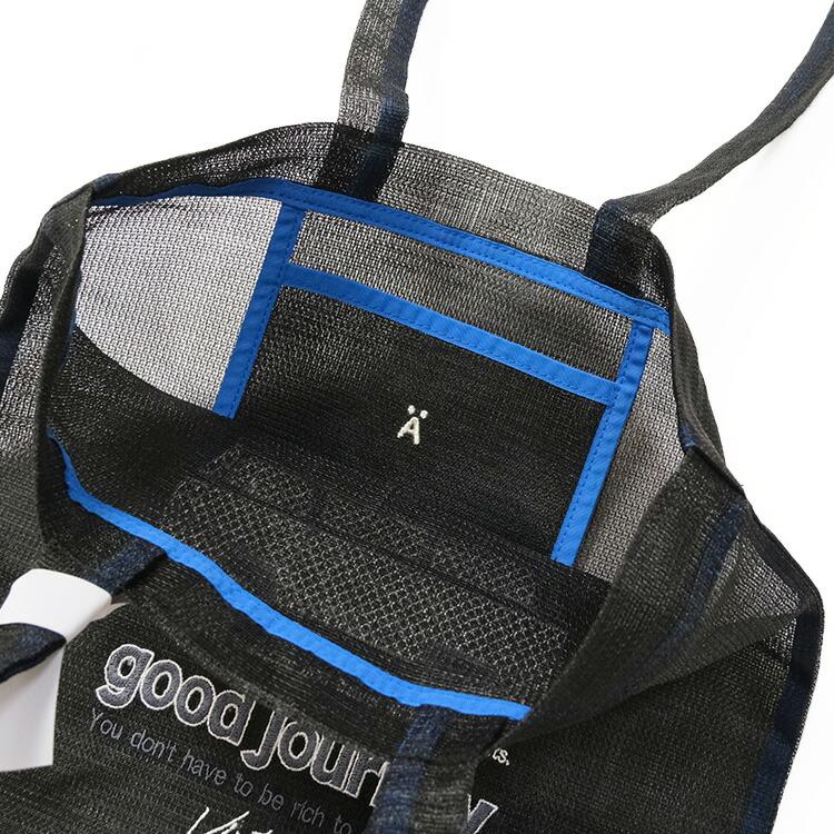 アンパー (30%OFF SALE) AMPER メッシュ刺繍 トートバッグM ER24-S04 