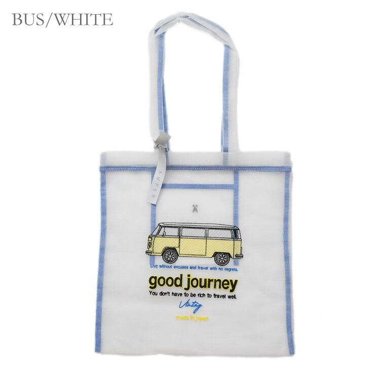 アンパー (30%OFF SALE) AMPER メッシュ刺繍 トートバッグM ER24-S04 