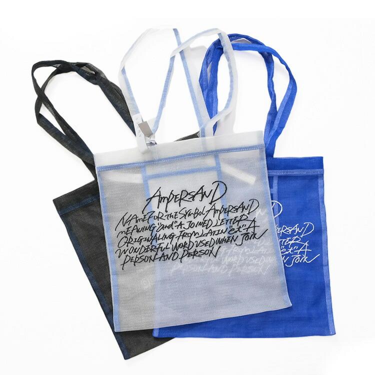 アンパー (30%OFF SALE) AMPER メッシュ刺繍 トートバッグM ER24-S04 