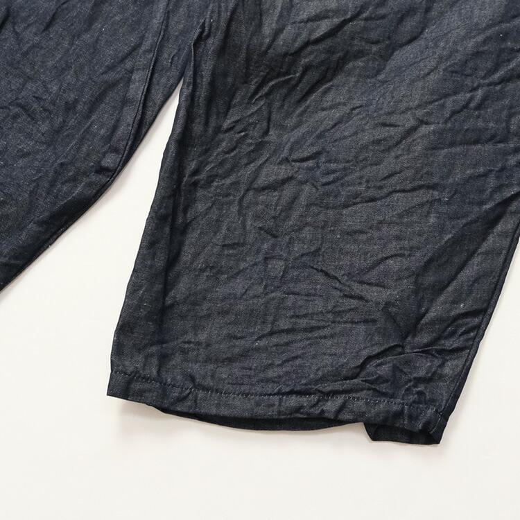 g) グラム ライトデニム スローパンツ g-014D (再入荷) ワイドパンツ