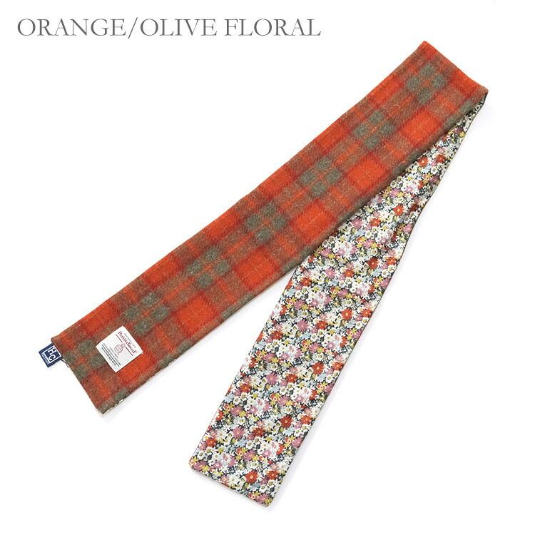 (30%OFF SALE) エイチシーテキスタイル HC TEXTILES スキニースカーフ ハリスツイード × リバティスカーフ マフラー ストール 爆買 母の日_9