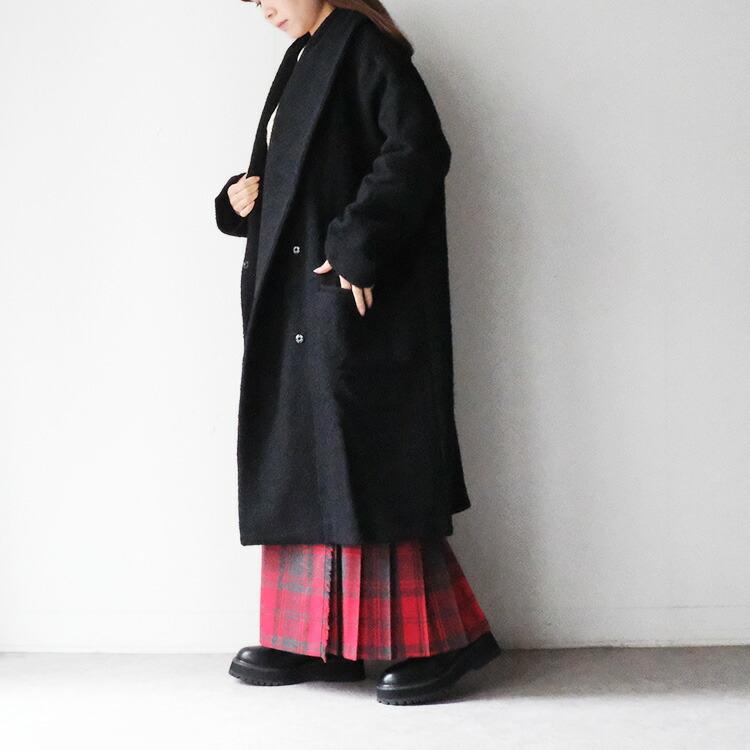 オネット Honnete Shawl Collar Coat HO-25AW CO3 ショールカラーコート 爆買の画像