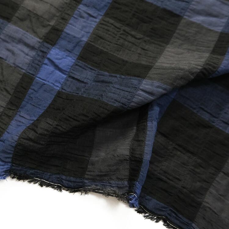 Honnete（オネット） (2026SS 春夏) Wide Stole_Shirring Check ワイド