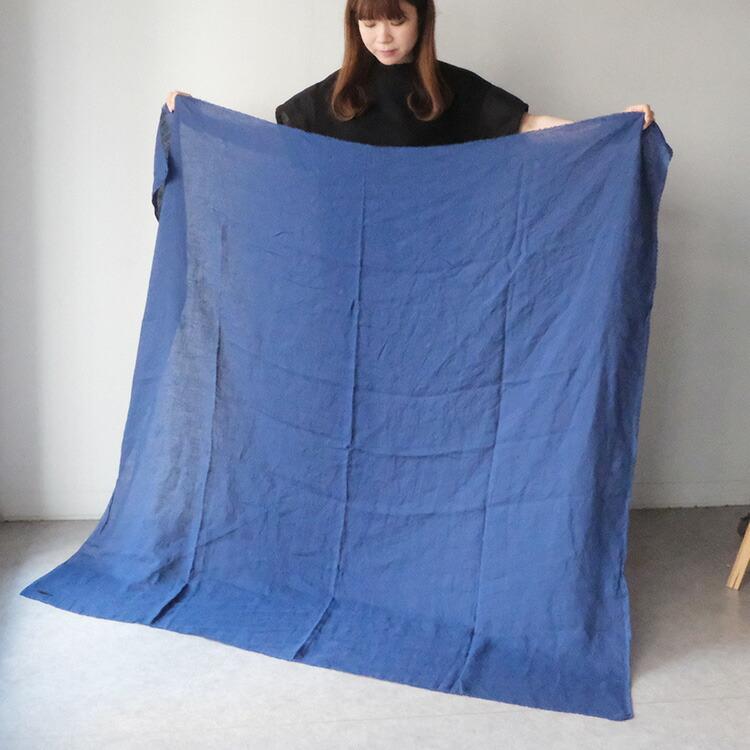 オネット Honnete (2026SS 春夏) Wide Stole_Lt Weight Overdyed Irish Linen HO-26SS AC1L 爆買 母の日_1