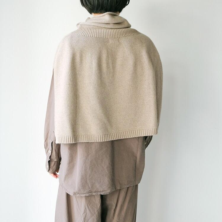 【30%OFF SALE】CALIMAR カリマール【2022AW 秋冬】 【送料無料】TURTLE NECK PONCHO NCL2071｜chouquette｜07