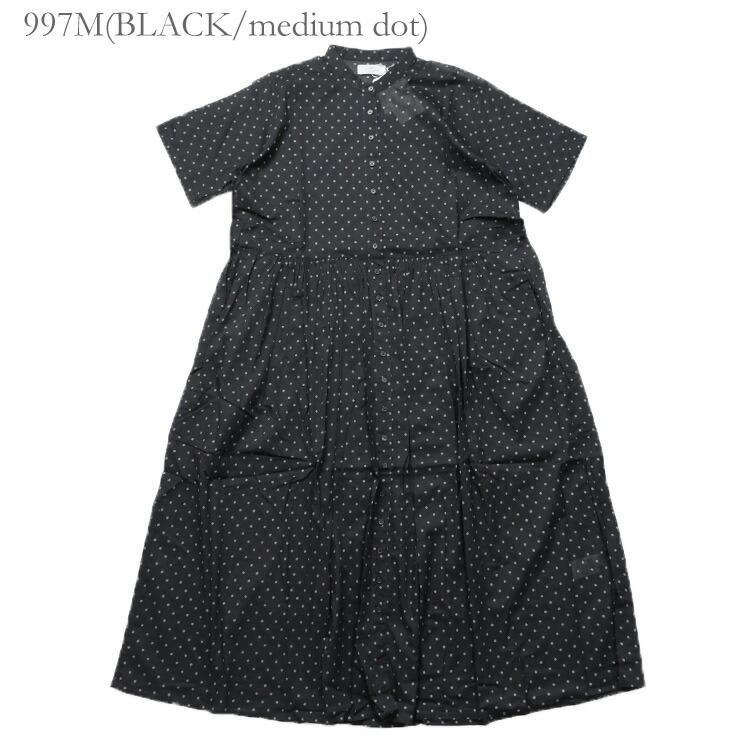 SOIL ソイル コットンボイル ドットプリント バンドカラー ドレス NSL22013 COTTON VOILE DOT PRINT BANDED COLLAR DRESS 【2024SS 春夏】｜chouquette｜12