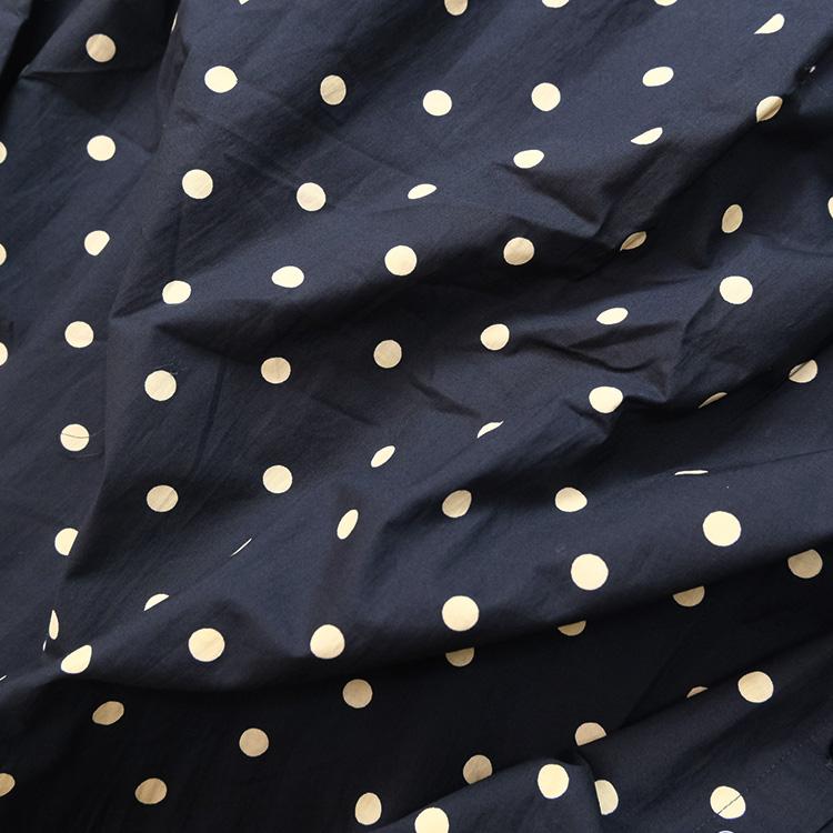 SOIL（ソイル） SOIL NSL22533 40'S POPLIN DOT PRINT REGULAR COLLAR