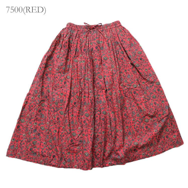 SOIL ソイル 40'S POPLIN FLOWER PRINT GATHERED SKIRT NSL22544 40ポプリン フラワープリント ギャザースカート 【2023AW 秋冬】｜chouquette｜02