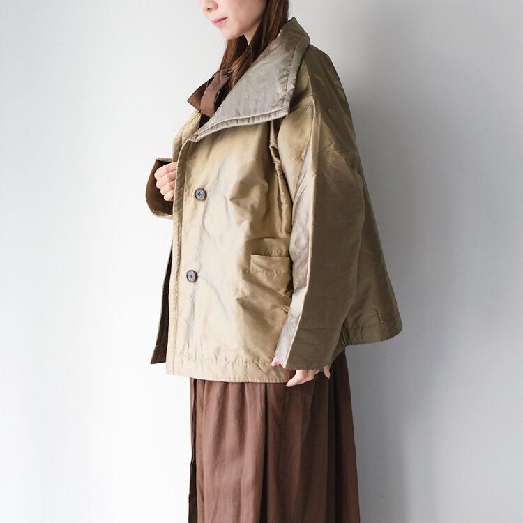 SOIL（ソイル） SOIL PADDED POLYESTER PLAIN HIGH COLLAR JACKET