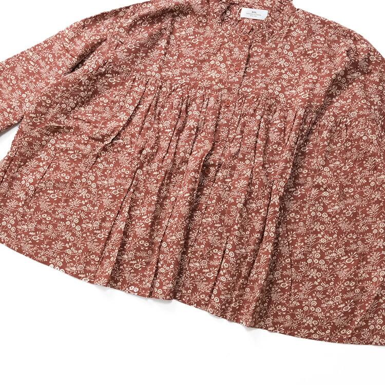 SOIL（ソイル） SOIL NSL25571 COTTON SLUB FLOWER PRINT FRILL COLLAR