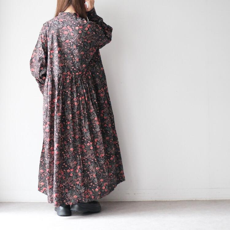 SOIL（ソイル） (20%OFF SALE) SOIL 60s CAMBRIC FLOWER PRINT TAI