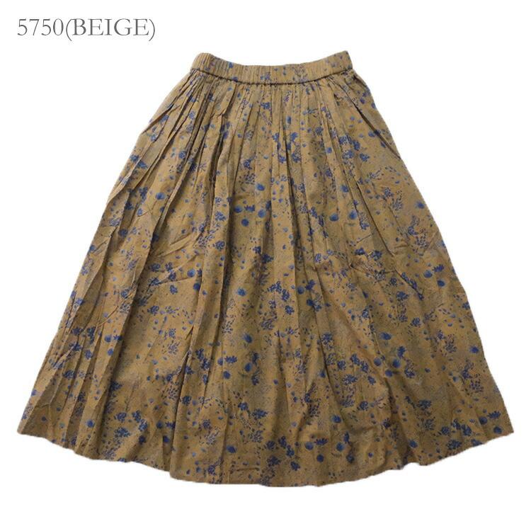 SOIL（ソイル） (20%OFF SALE) SOIL 60s CAMBRIC FLOWER PRINT