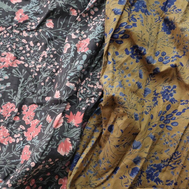 SOIL（ソイル） (20%OFF SALE) SOIL 60s CAMBRIC FLOWER PRINT
