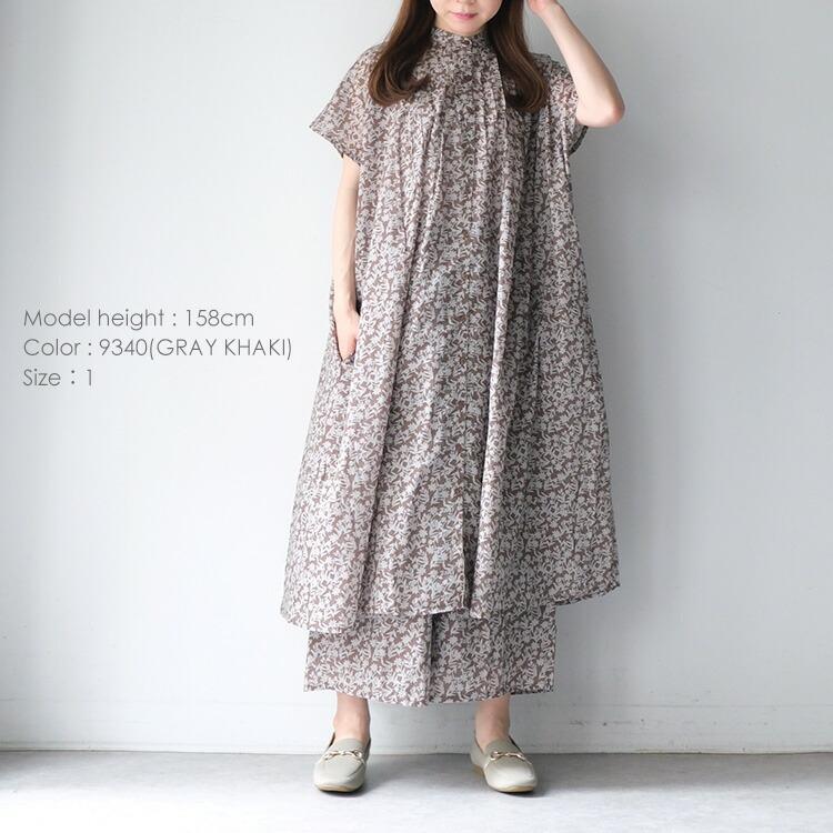 SOIL（ソイル） SOIL NSL26073 コットン ボイル ツートーン フラワー