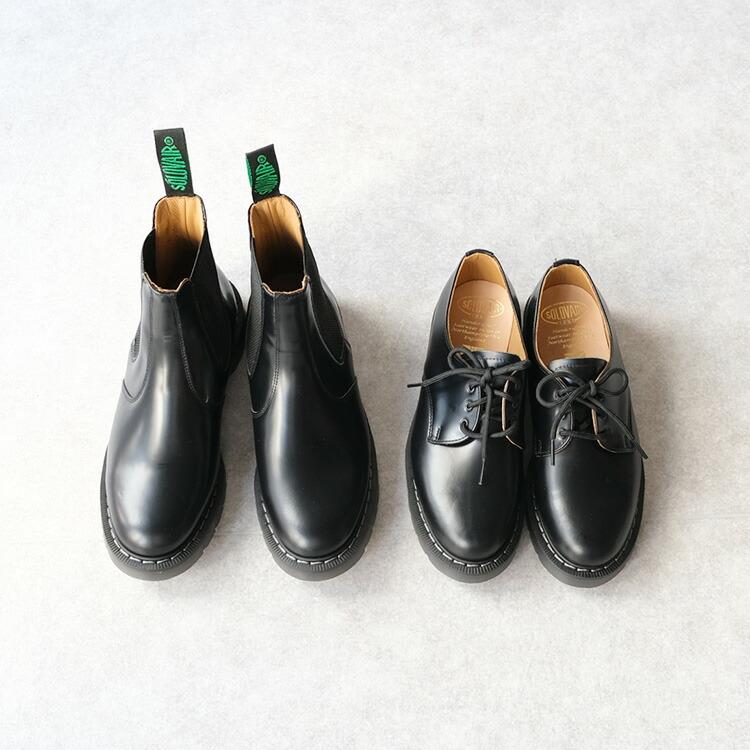 SOLOVAIR ソロヴェアー3 EYE GIBSON SHOE S3-995-BK-G-2F SOLOVAIR ソロヴェアー3 EYE GIBSON SHOE S3-995-BK-G-2F