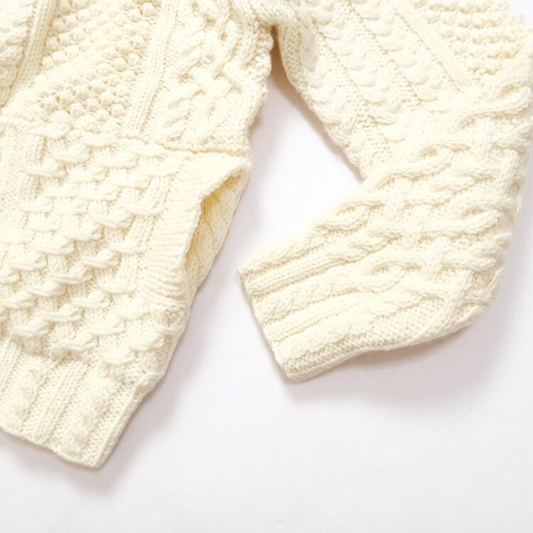 aran woollen mills／アランウーレンミルズ　カーディガン auk-1.jpg