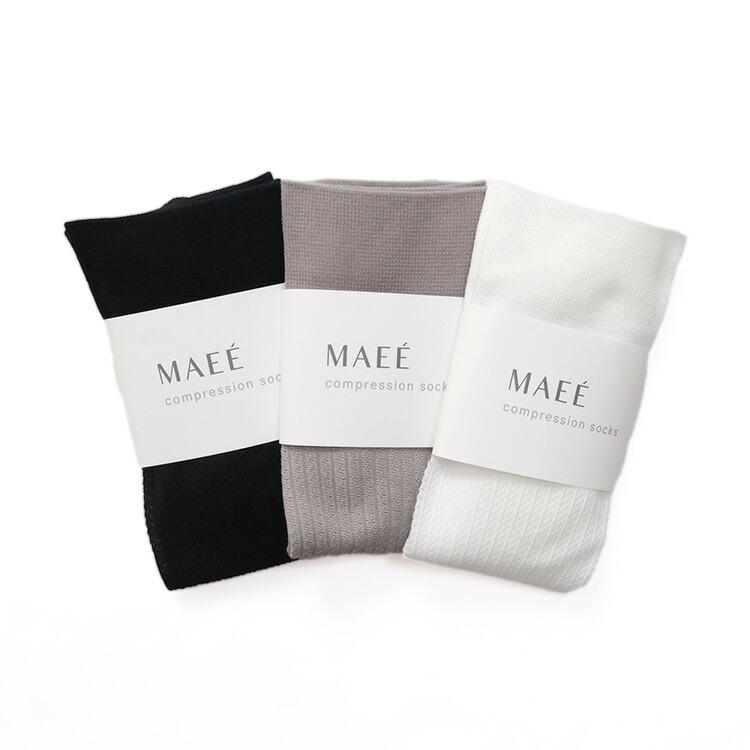 MAEE新品未使用ソックス MAEE（マエエ） コンプレッションソックス（コットンシアータイプ