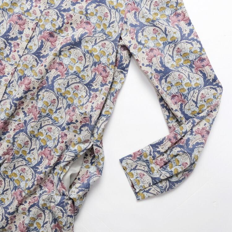 セール中♪未使用 ジェイスローアン コーデュロイ 花柄 ロング ワンピース M J.Sloane ジェイスローアン j.sloane リバティ コーデュロイ