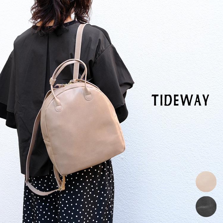 WEB限定デザイン TIDEWAY タイドウェイ レザー リュック - リュック