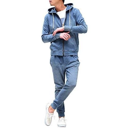 在庫有 ルービック Rubik セットアップ メンズ パーカー トレーナー ジョガーパンツ スウェット パンツ カットデニム スキニー L ブルー B01n5tpj0q 超ワイズショップ 通販 Yahoo ショッピング 人気絶頂 Clearchannel Com Br
