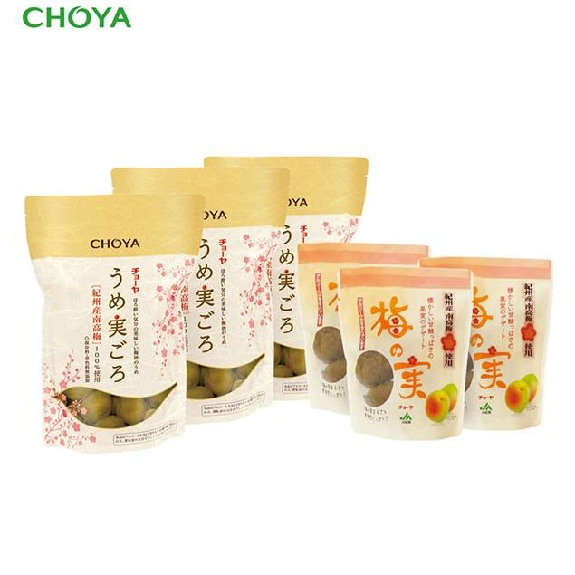 信託 チョーヤ 梅酒の梅の実セット うめ実ごろ と 甘漬け梅の実 各3袋セット 大粒の紀州産南高梅100 使用 食べ比べ スイーツ ランキング総合1位