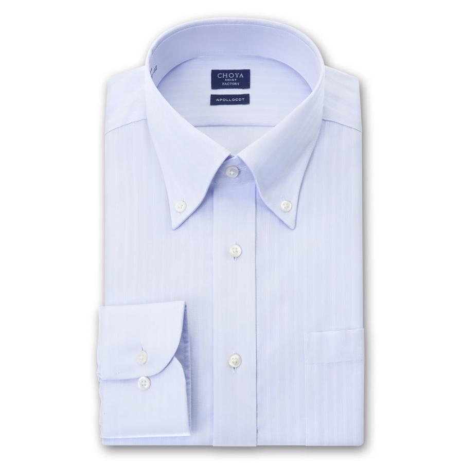 CHOYA SHIRT FACTORY 日清紡アポロコット 長袖 ワイシャツ 形態安定