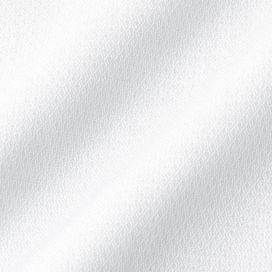 CHOYA SHIRT FACTORY 日清紡アポロコット 長袖 ワイシャツ 形態安定加工 セミワイドカラー ホワイト 白 ドビー 2210ft｜choyashirts｜03