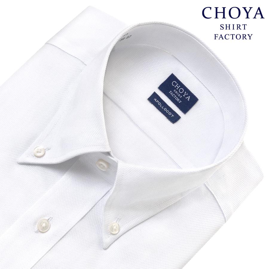 CHOYA SHIRT FACTORY 日清紡アポロコット 長袖 ワイシャツ 形態安定
