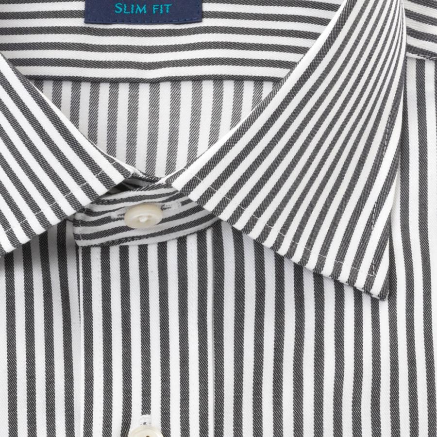 CHOYA SHIRT FACTORY スリムフィット アポロコット 長袖 ワイシャツ メンズ 形態安定加工 ブラックロンドンストライプ ワイドカラー :CFD720-485:CHOYA シャツ - 通販 - Yahoo!ショッピング CHOYA SHIRT FACTORY スリムフィット アポロコット 長袖 ワイシャツ メンズ 形態安定加工 ブラックロンドンストライプ ワイドカラー :CFD720-485:CHOYA シャツ - 通販 - Yahoo!ショッピング