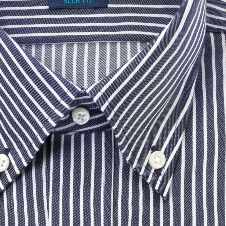 CHOYA SHIRT FACTORY スリムフィット アポロコット 長袖 ワイシャツ