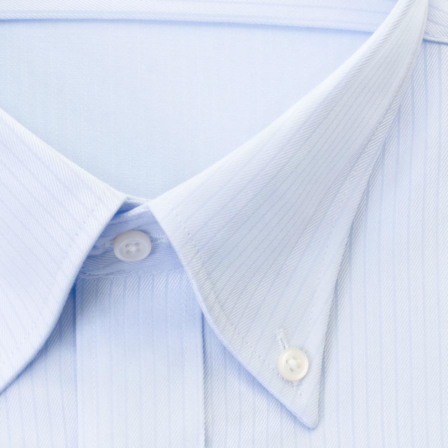 CHOYA SHIRT FACTORY メンズ長袖 形態安定ワイシャツ CFD871-250 ブルー 8サイズ,｜choyashirts｜05