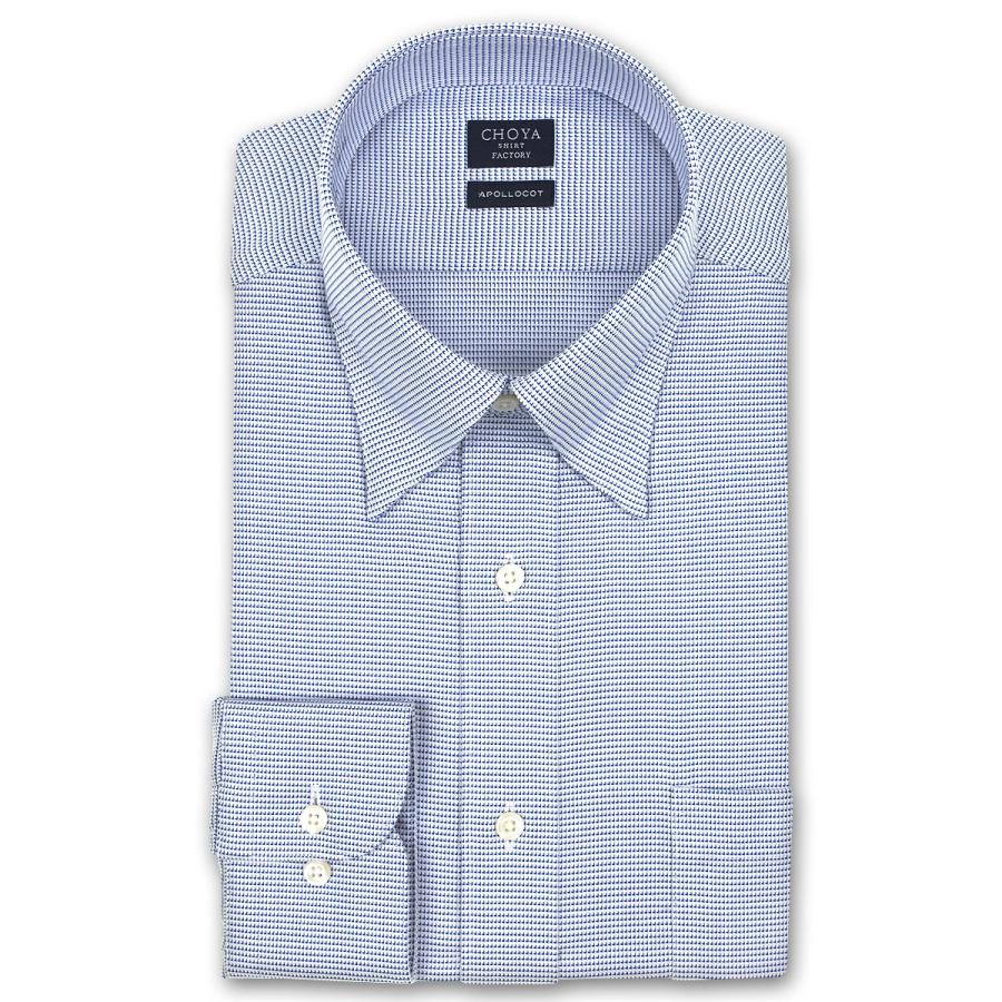 ワイシャツ Yシャツ メンズ 長袖 | CHOYA SHIRT FACTORY | ブルー千鳥格子 スナップダウンシャツ 2202ft PP03  CHOYA シャツ - 通販 - PayPayモール