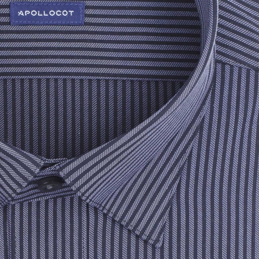 CHOYA SHIRT FACTORY ワイシャツ Yシャツ メンズ 長袖 ネイビー