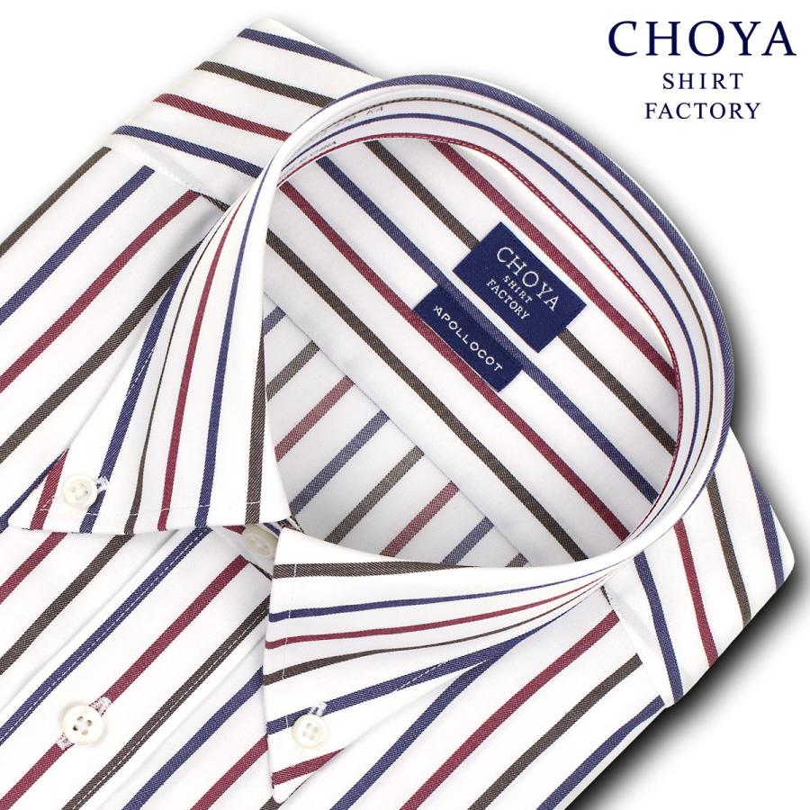 CHOYA SHIRT FACTORY カジュアル メンズワイシャツ マルチカラー 