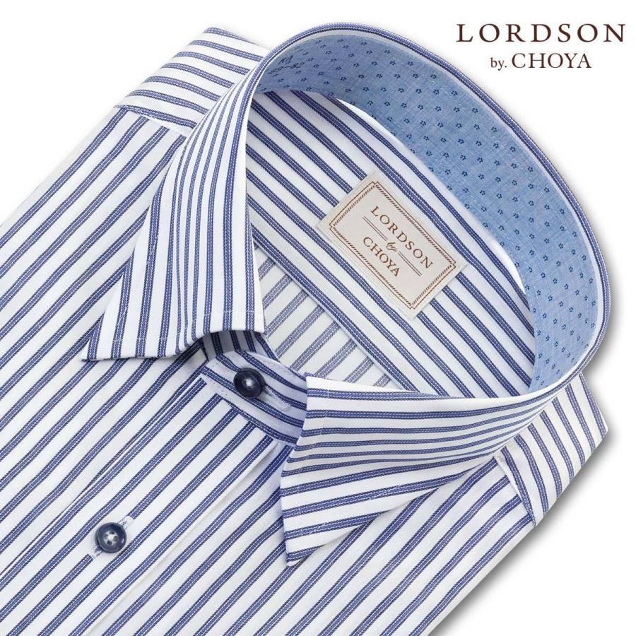 LORDSON by CHOYA メンズ長袖 形態安定ワイシャツ COD801-450 ブルー 13サイズ, 2209ft : CHOYA ...