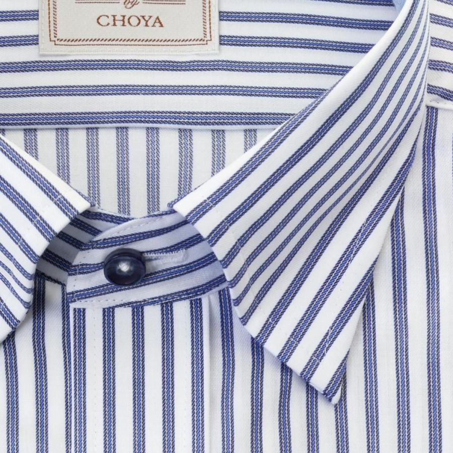 LORDSON by CHOYA メンズ長袖 形態安定ワイシャツ COD801-450 ブルー 13サイズ, 2209ft｜choyashirts｜05