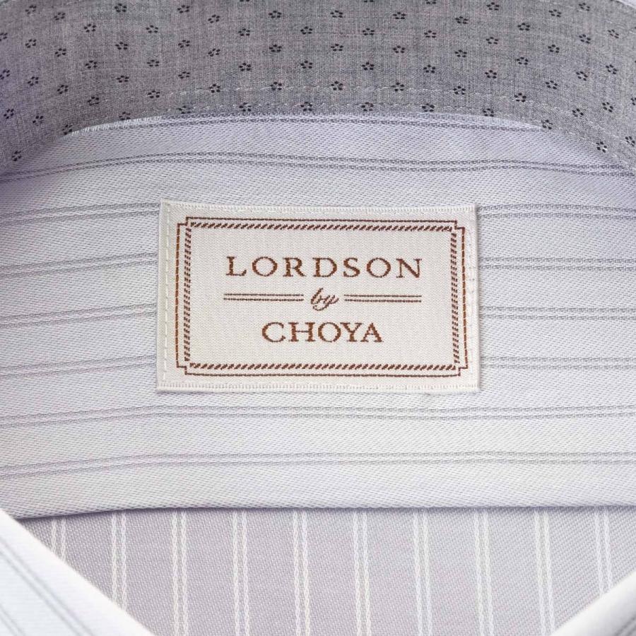 LORDSON by CHOYA メンズ長袖 形態安定ワイシャツ COD802-280 グレー 13サイズ, 2209ft｜choyashirts｜07