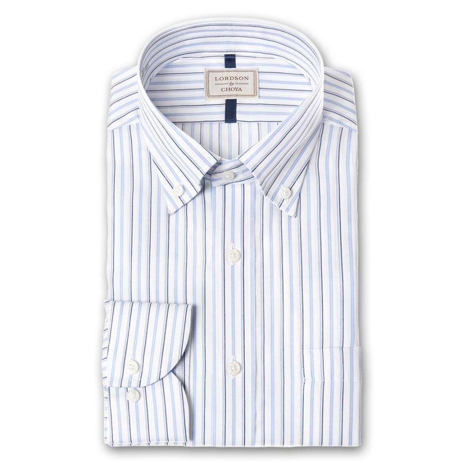 LORDSON by CHOYA 長袖 ワイシャツ メンズ 春夏秋冬 形態安定加工