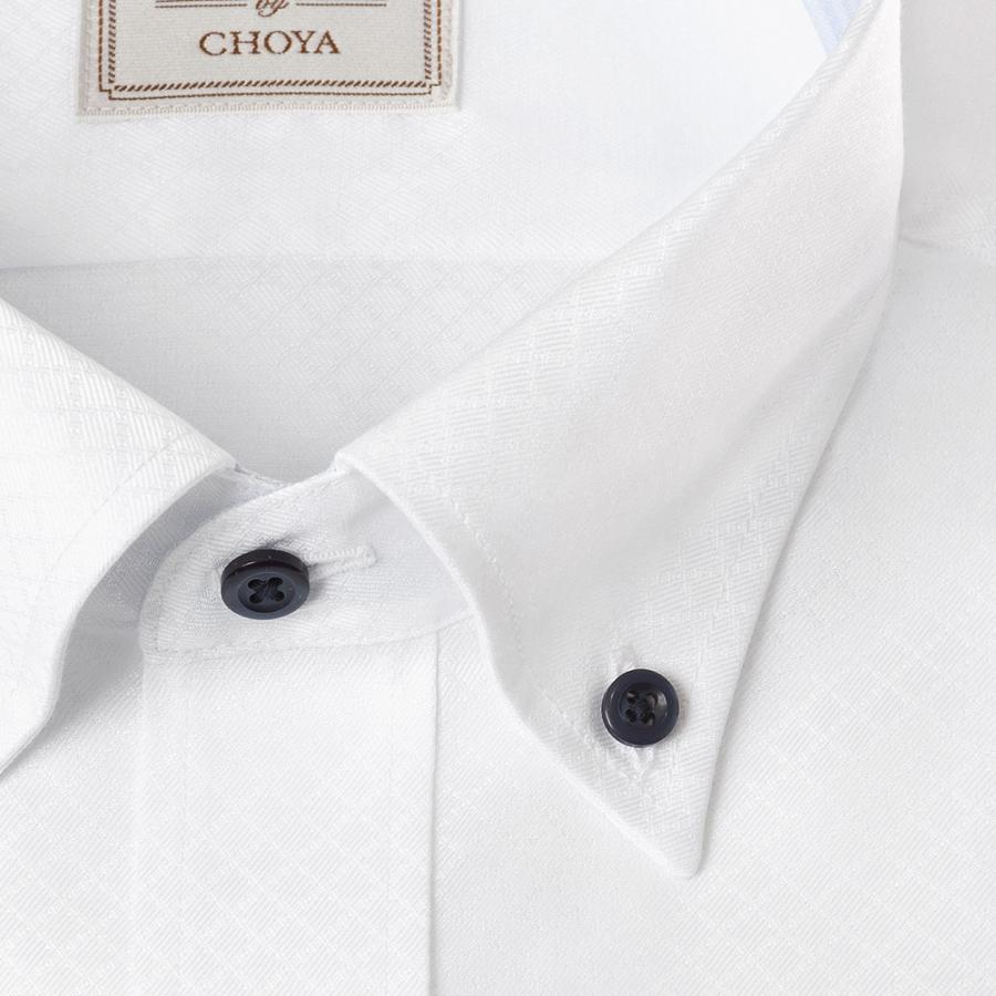 LORDSON by CHOYA 長袖 ワイシャツ メンズ 春夏秋冬 形態安定加工 白