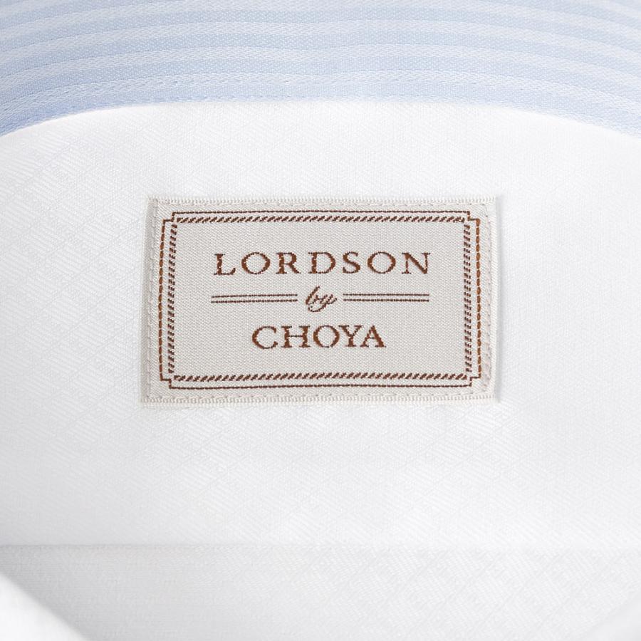LORDSON by CHOYA 長袖 ワイシャツ メンズ 春夏秋冬 形態安定加工 白
